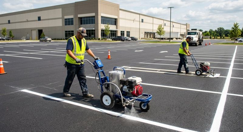 Asphalt Painting in Orange County, CA