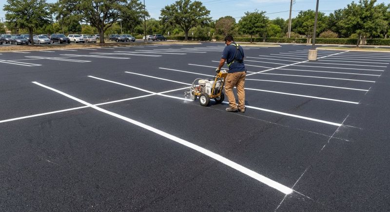Asphalt Striping in Savannah, GA
