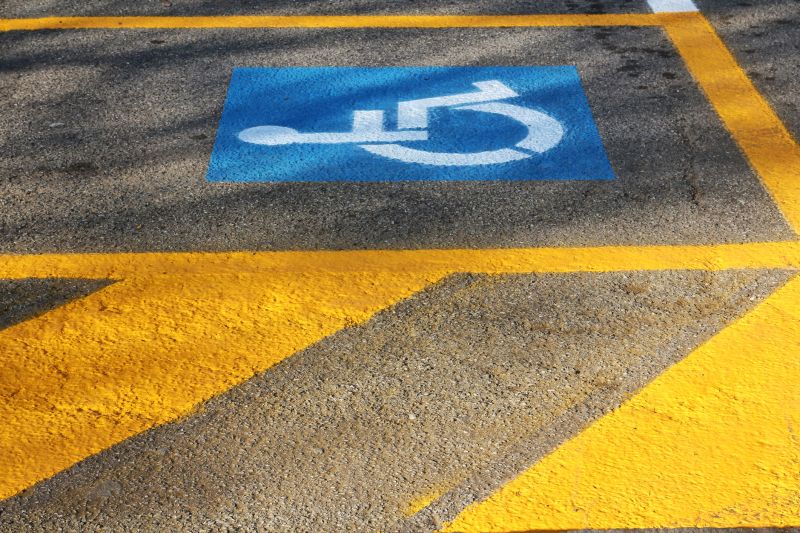 Disability Parking Marking in Palm Springs, CA