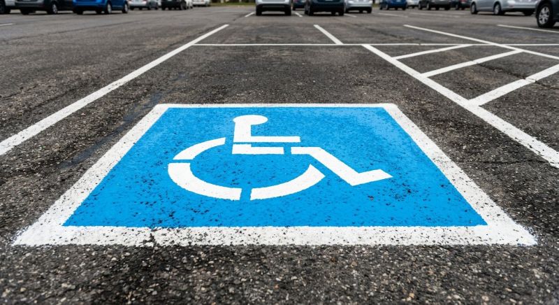 Disability Parking Marking in Canton, GA