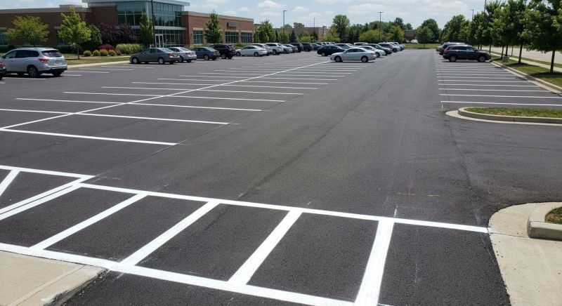 Parking Area Striping in Acworth, GA