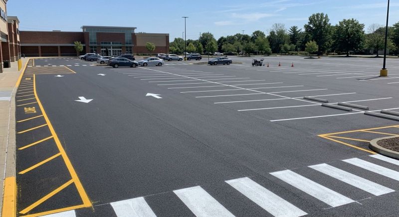 Parking Area Striping in Los Angeles, CA
