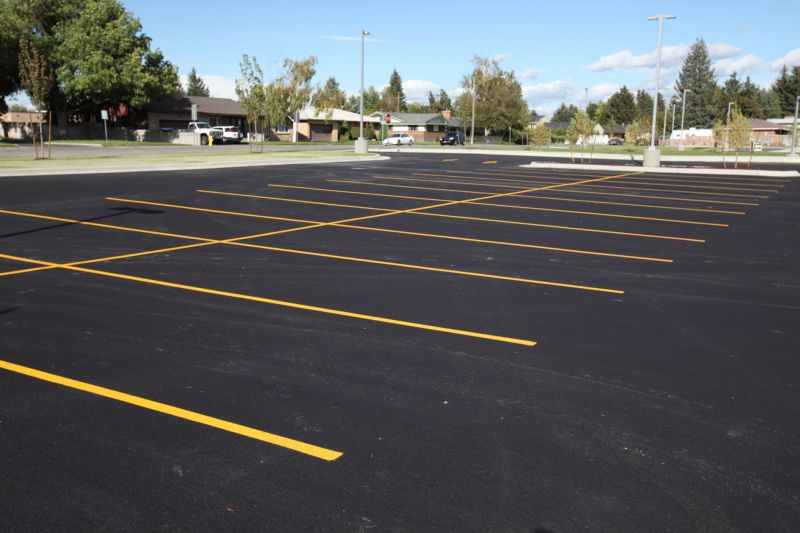 New Parking Lines