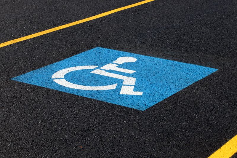 Parking Space Marking in Katy, TX