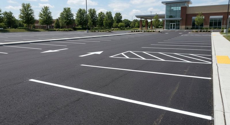 Commercial Asphalt Painting in Houston, TX