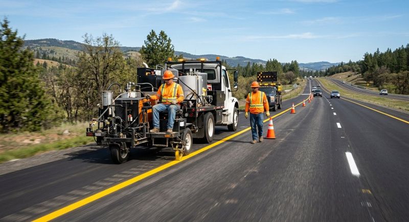 Line Striping Service in Suwanee, GA